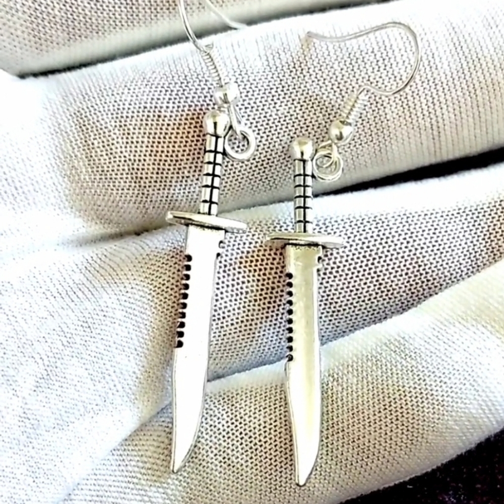 Knife Hot handmade Earring